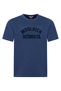 Woolrich T-shirt Graphic Tee Blauw